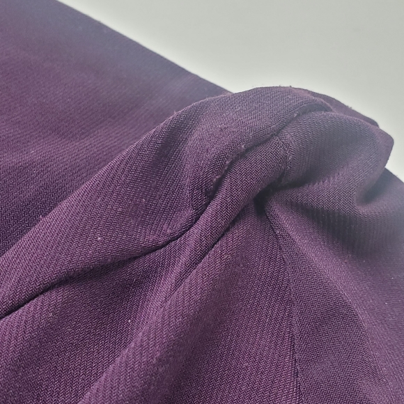 R&M Richard's Purple and Black Jacket Mock Dress Twofer - Picture 10 of 11